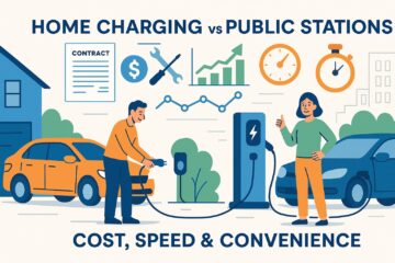 Home Charging vs. Public Stations: Cost Speed & Convenience