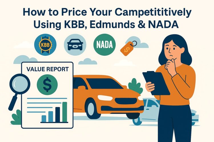 How to Price Your Car Competitively Using KBB Edmunds & NADA